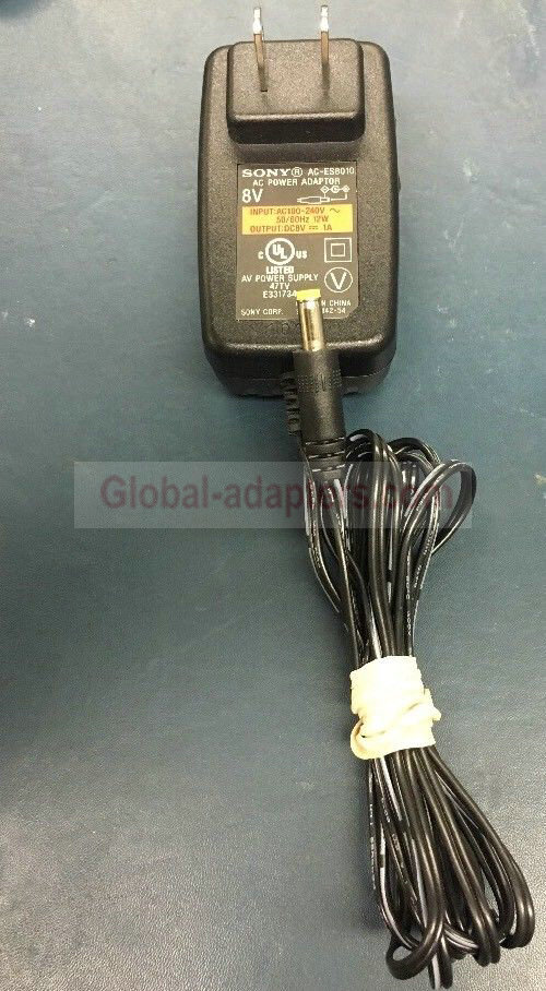 New 8V 1A Sony AC-ES8010 Power Supply Ac Adapter - Click Image to Close